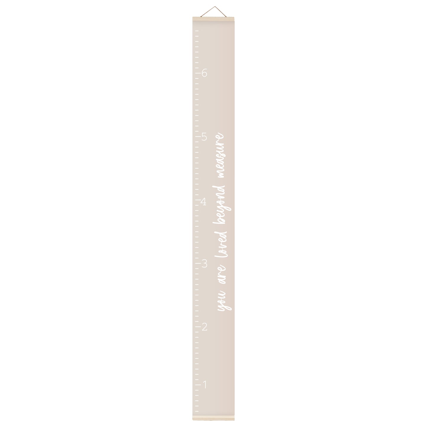 Canvas Growth Chart - Loved Beyond Measure