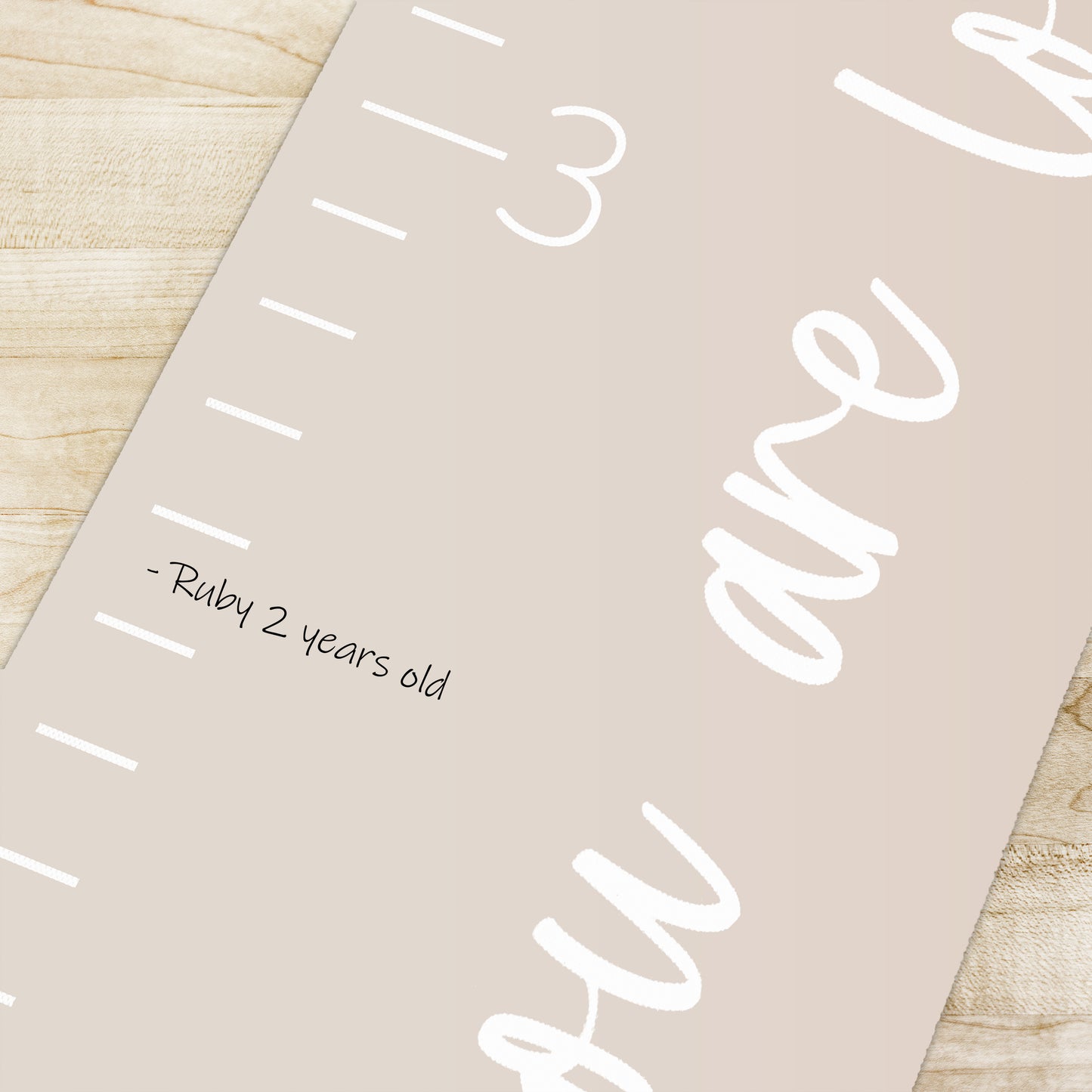 Canvas Growth Chart - Loved Beyond Measure