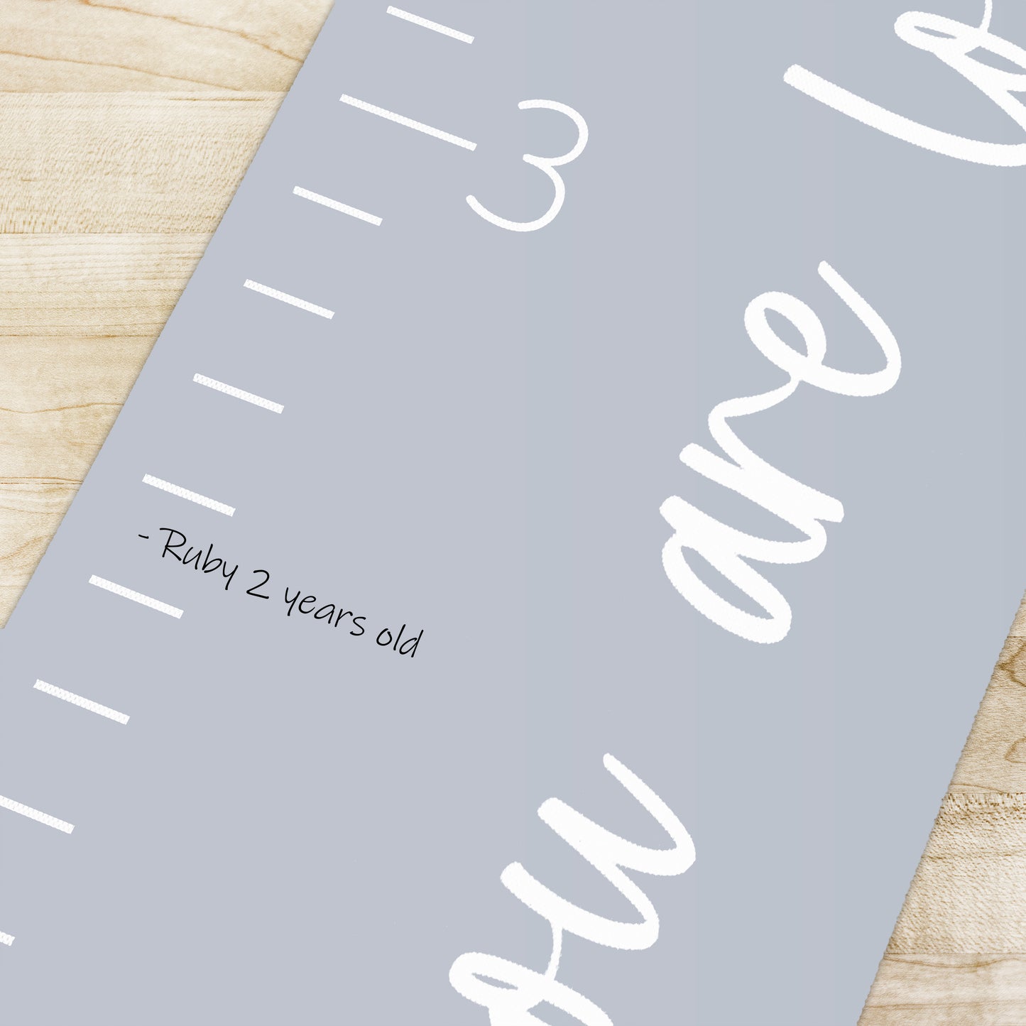 Canvas Growth Chart - Loved Beyond Measure