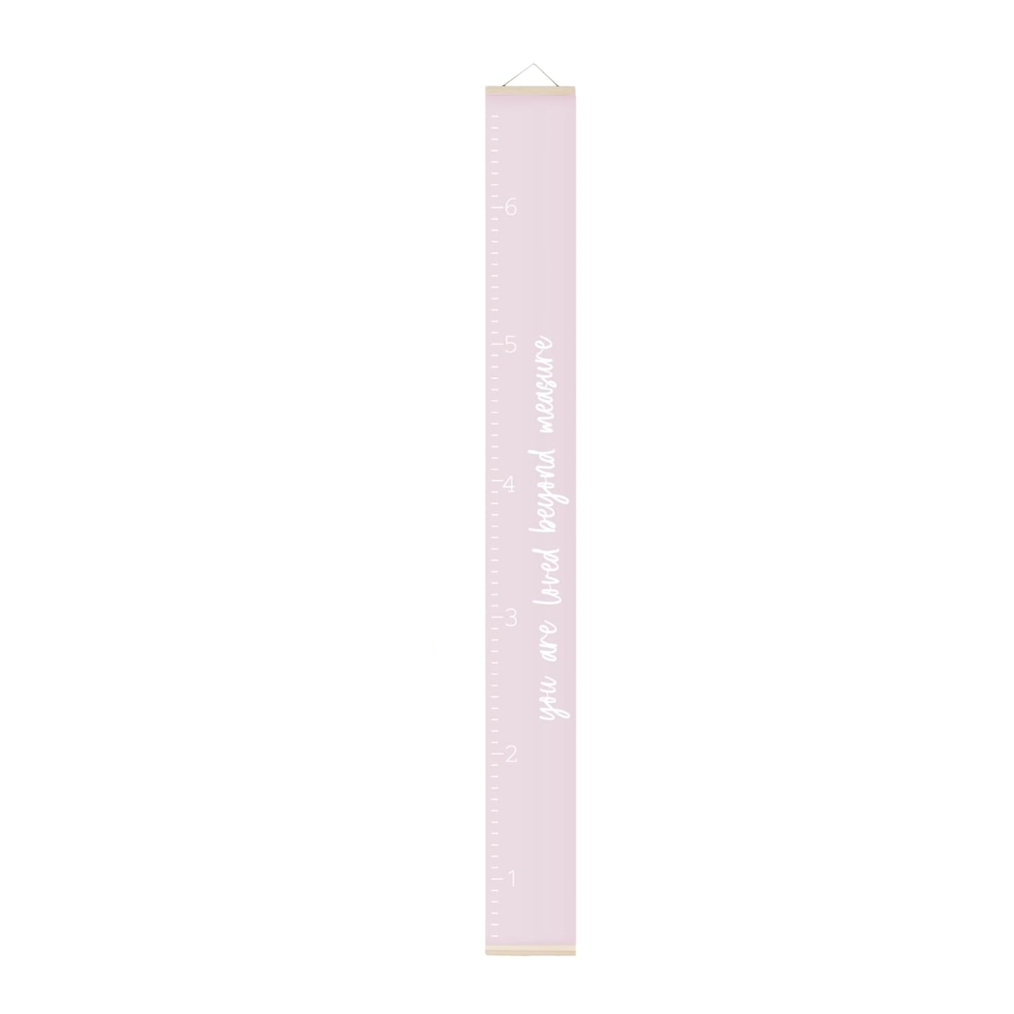 Canvas Growth Chart - Loved Beyond Measure