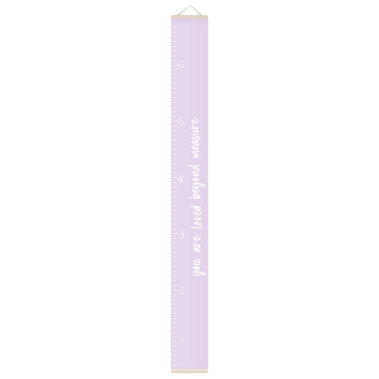 Canvas Growth Chart - Loved Beyond Measure