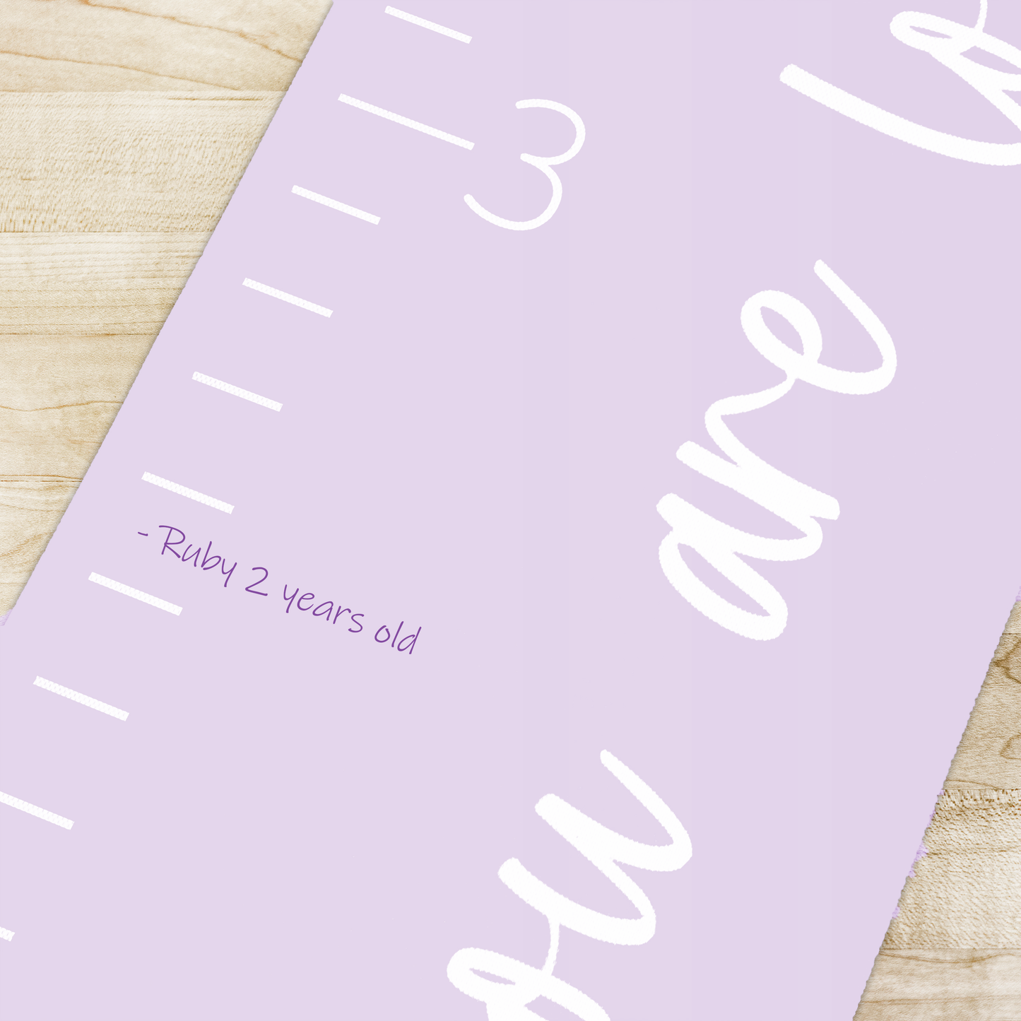 Canvas Growth Chart - Loved Beyond Measure