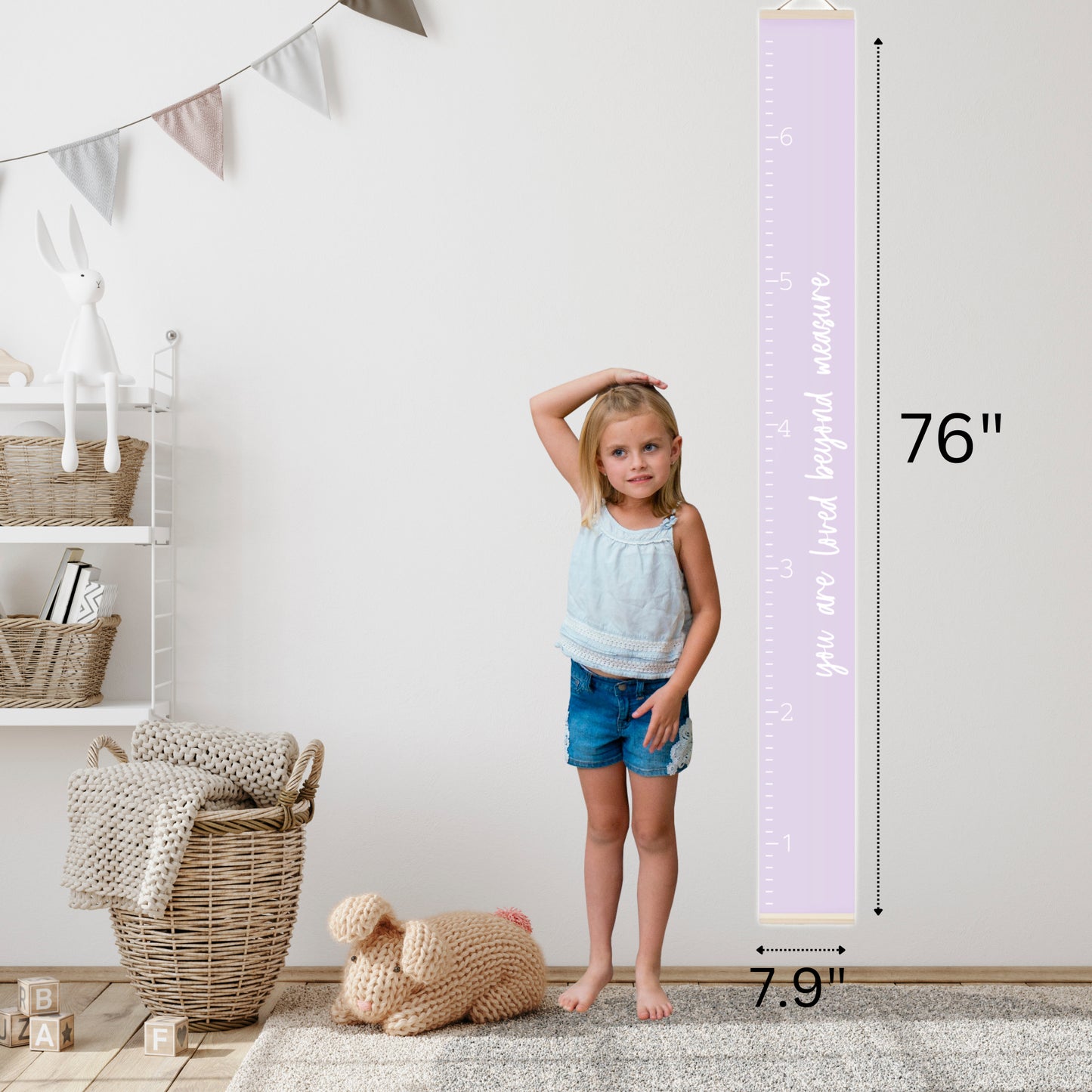 Canvas Growth Chart - Loved Beyond Measure