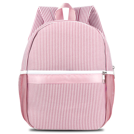 Seersucker Backpack for Kids
