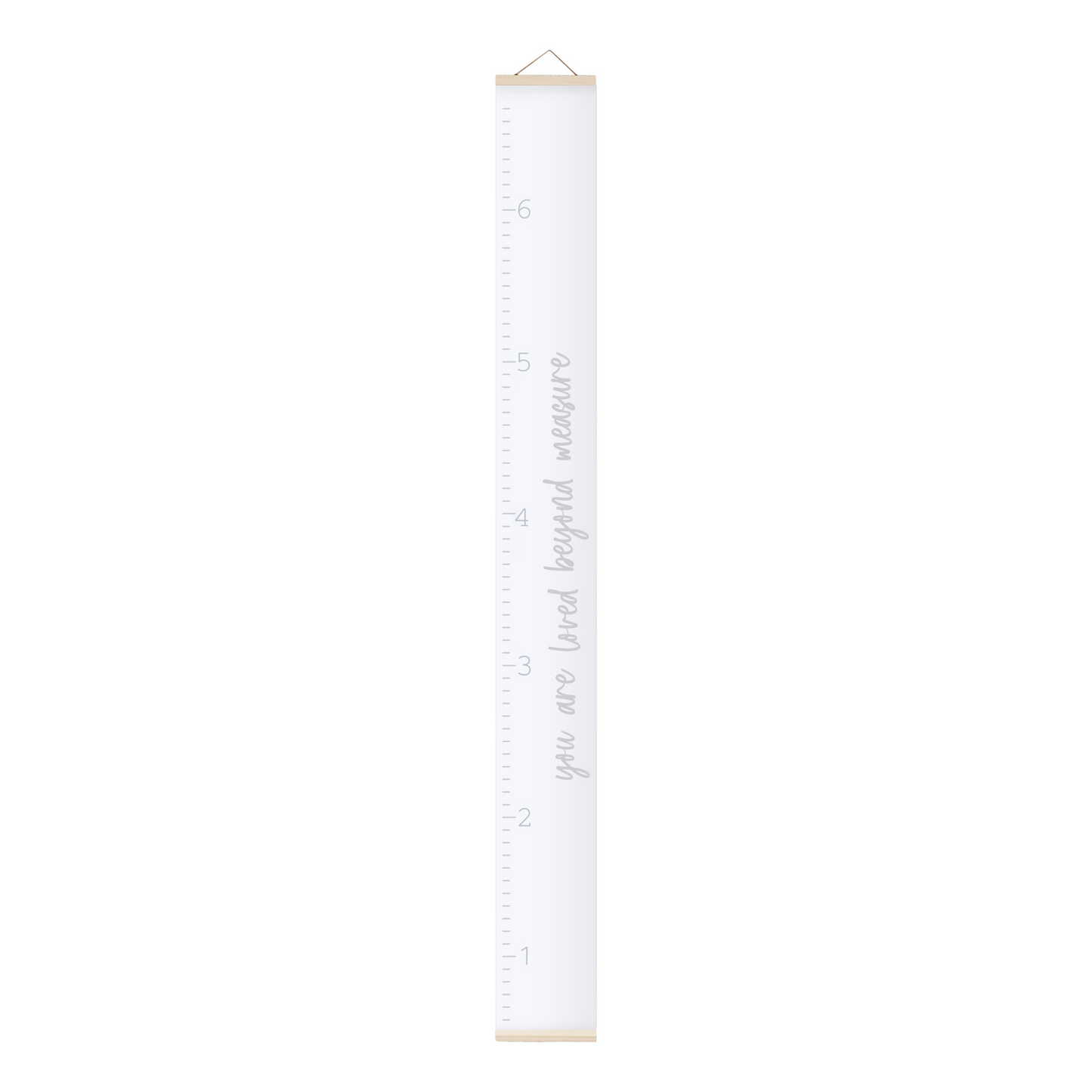 Canvas Growth Chart - Loved Beyond Measure