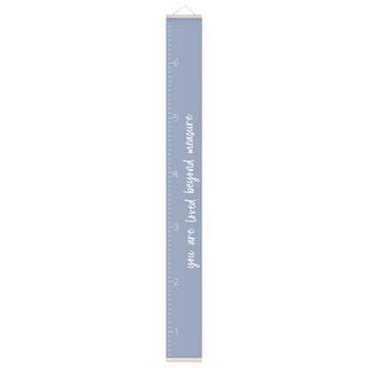 Canvas Growth Chart - Loved Beyond Measure