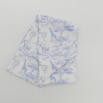 Newborn Swaddle Sash-Cotton Maternity Sash with Big Bowknot - Custom Sash for Baby Girls & Boys-Newborn Photography Toile de Jouy