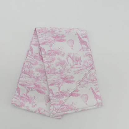 Newborn Swaddle Sash-Cotton Maternity Sash with Big Bowknot - Custom Sash for Baby Girls & Boys-Newborn Photography Toile de Jouy