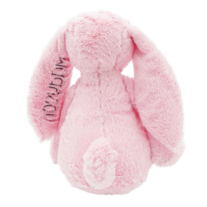 Personalized Super Soft Plush Bunny - 16 Inches Stuffed Animal Toy for Kids - Custom Gift with Embroidered Name on Ear for Easter