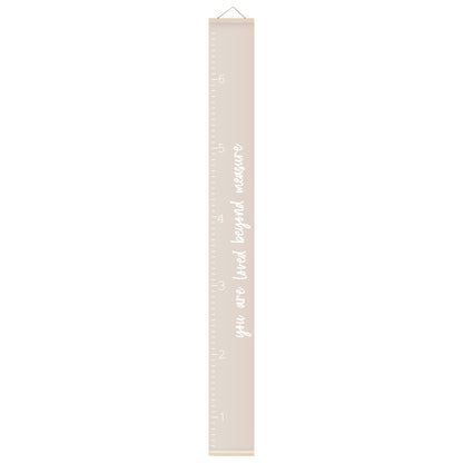Canvas Growth Chart - Loved Beyond Measure