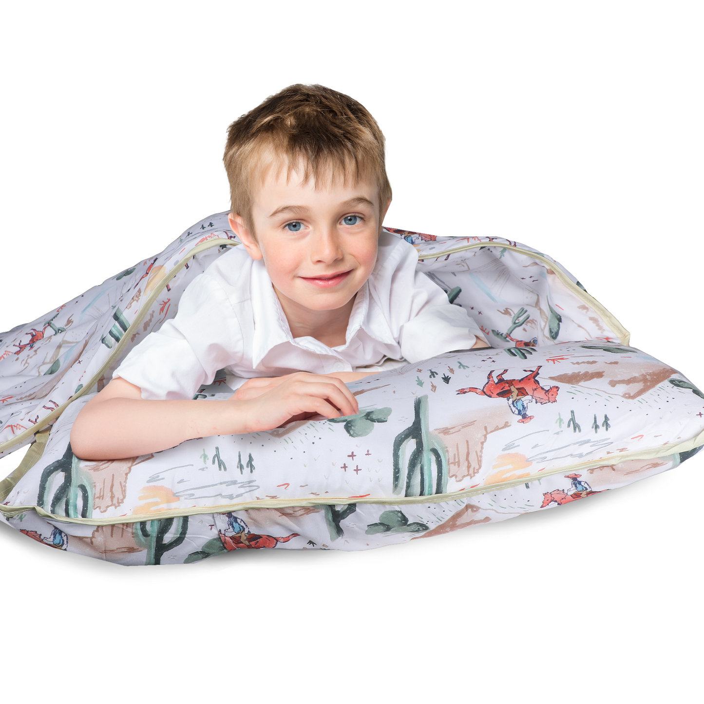Toddler Nap Mat with Pillow & Blanket Large Portable Roll Up Nap Mats with Name Tag- Thick Kids Sleep Mat for Daycare, Preschool Travel and Camping