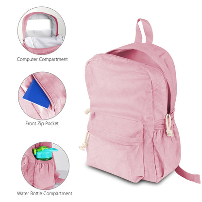 Corduroy Backpack Cute Baby Bag Backpack –Back To School Preschool Kindergarten Toddler Backpack for Boys and Girls