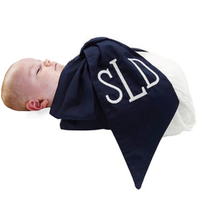 Personalized Newborn Swaddle Sash-Cotton Maternity Sash with Big Bowknot - Custom Sash for Baby Girls & Boys-Newborn Photography