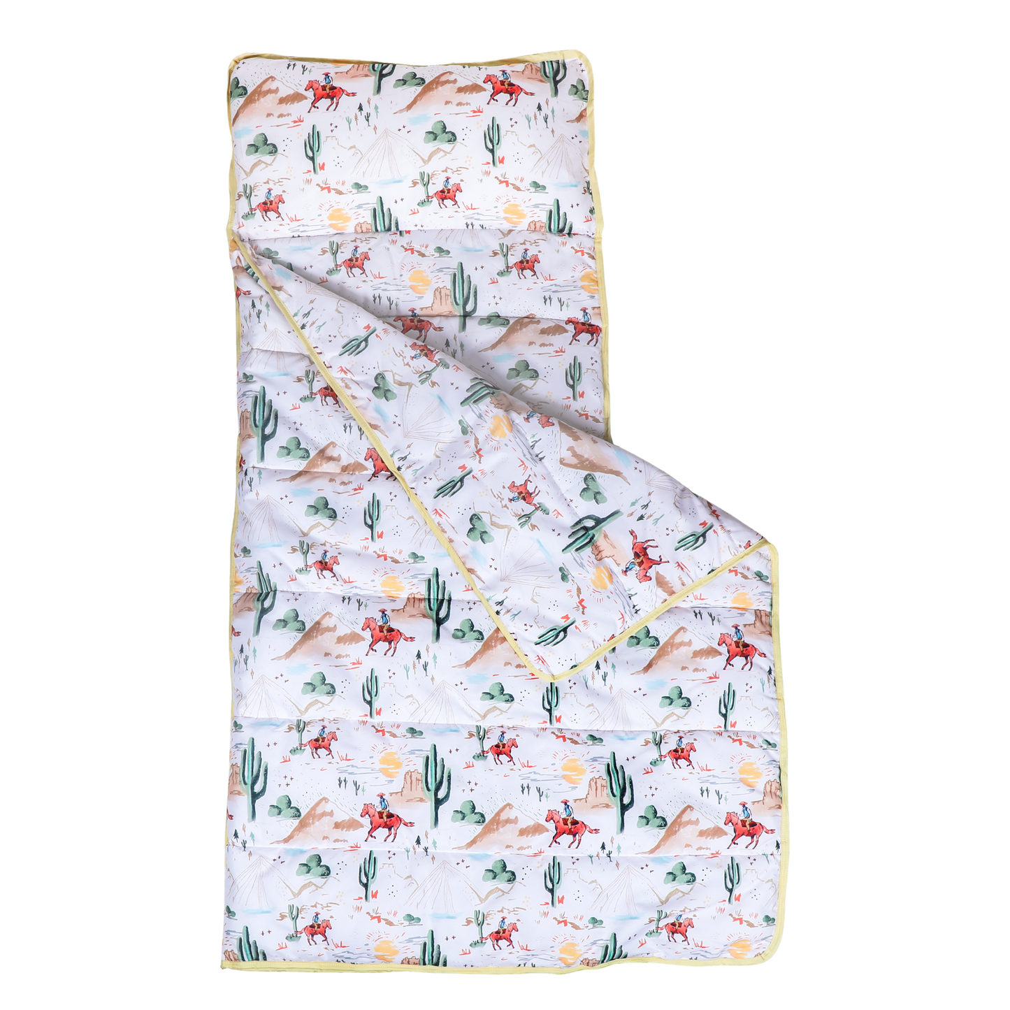 Toddler Nap Mat with Pillow & Blanket Large Portable Roll Up Nap Mats with Name Tag- Thick Kids Sleep Mat for Daycare, Preschool Travel and Camping