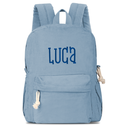 Personalized Corduroy Backpack Cute Baby Bag Backpack –Back To School Preschool Kindergarten Toddler Backpack for Boys and Girls- Pink