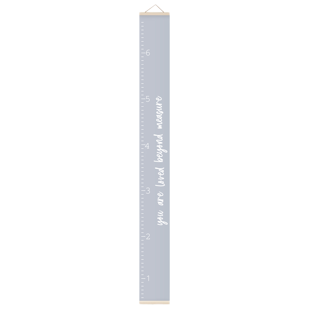 Canvas Growth Chart - Loved Beyond Measure