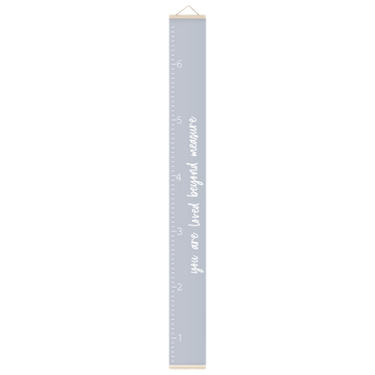 Canvas Growth Chart - Loved Beyond Measure