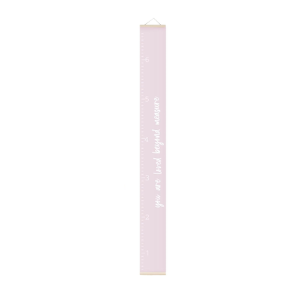 Canvas Growth Chart - Loved Beyond Measure