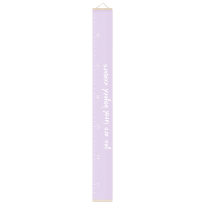 Canvas Growth Chart - Loved Beyond Measure