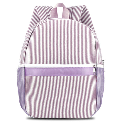 Seersucker Backpack for Kids