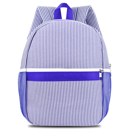 Seersucker Backpack for Kids