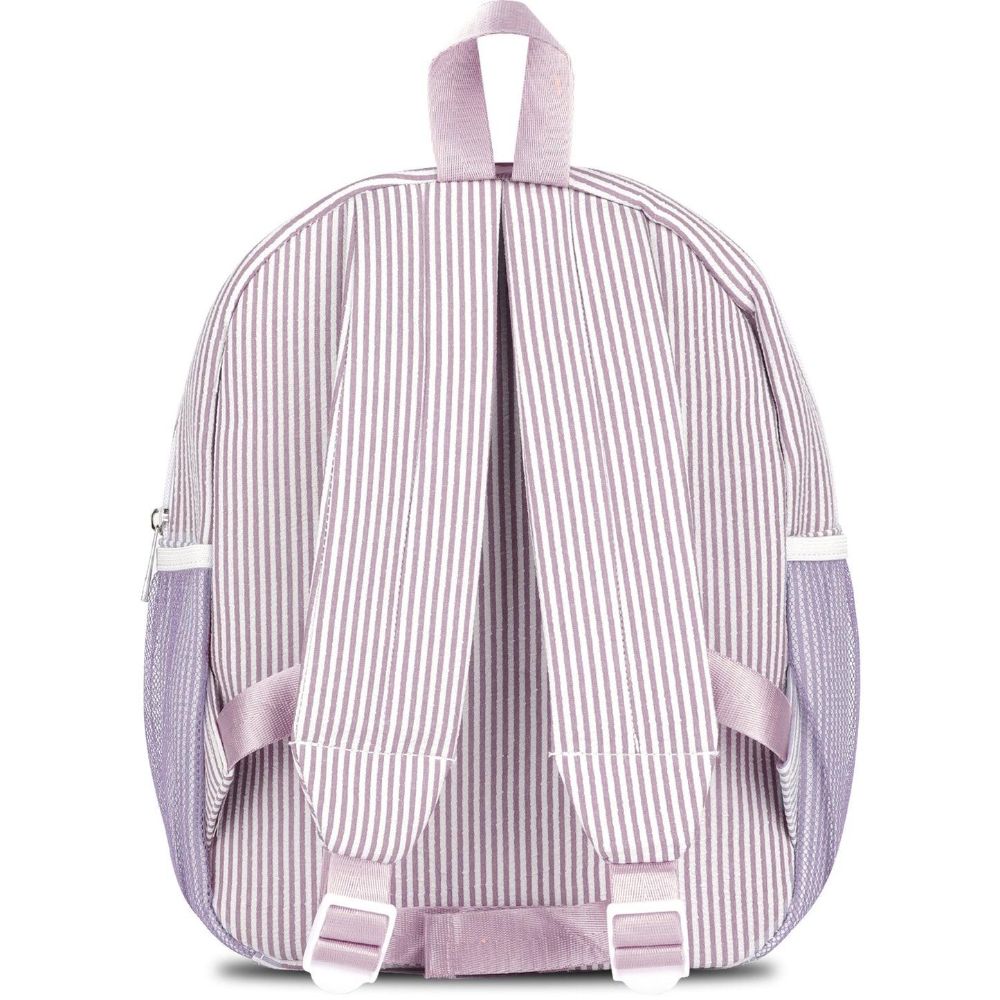 Personalized Seersucker Backpack Cute Baby Bag Backpack –Back To Schoo Preschool Kindergarten Toddler Backpack for Boys and Girls