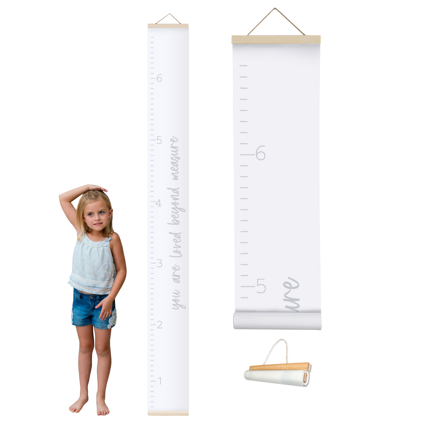 Canvas Growth Chart - Loved Beyond Measure