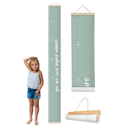 Canvas Growth Chart - Loved Beyond Measure