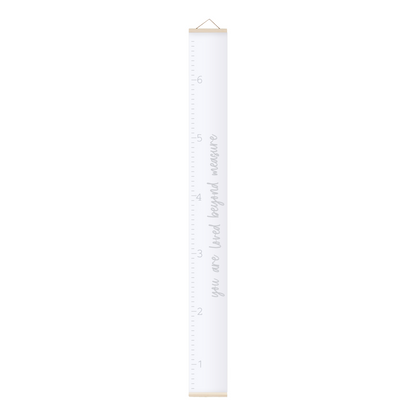 Canvas Growth Chart - Loved Beyond Measure